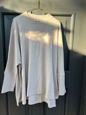 Pact Light Beige Crewneck Sweatshirt